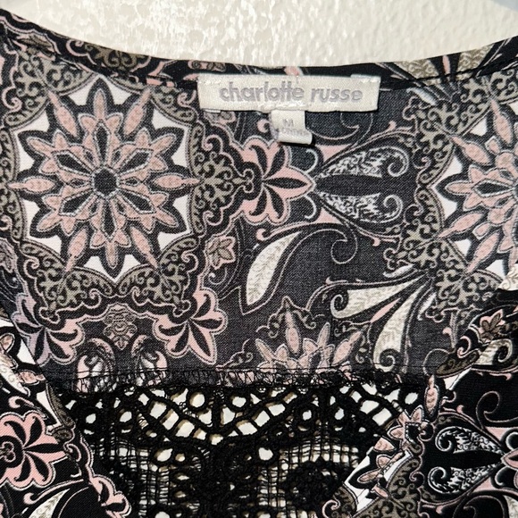 Charlotte Russe Black and White Floral Dress - Picture 2 of 4